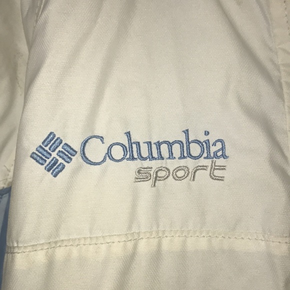 Columbia White & Blue Ski Jacket - Picture 3 of 3